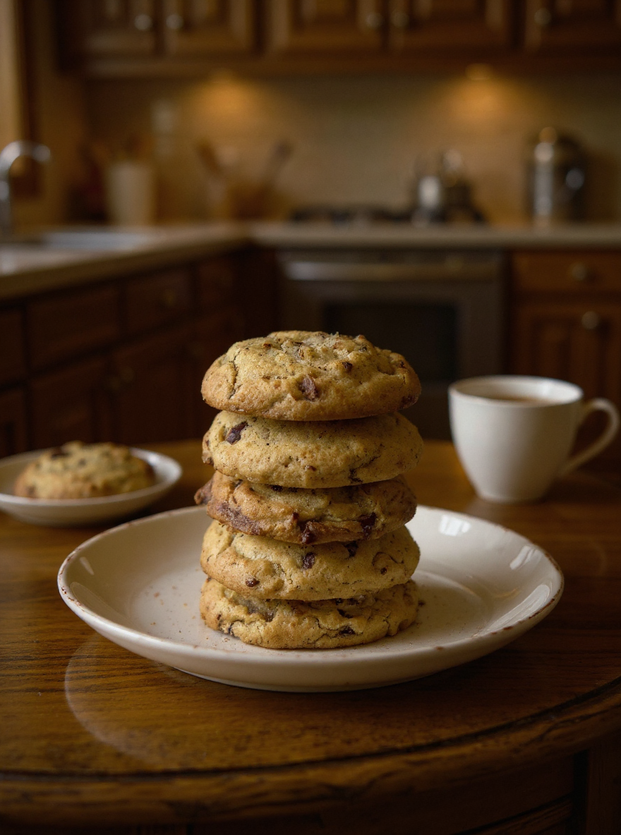 Artisanal freshly-baked cookies with perfect texture